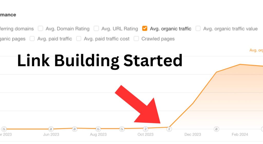 SEO Marketing case study link building - credit report niche